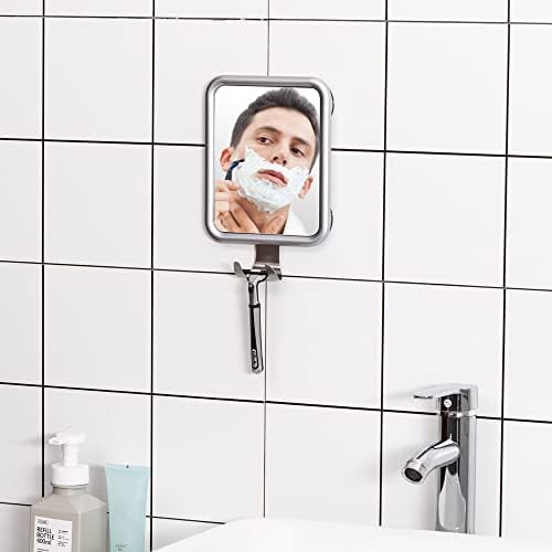 Luxury Fogless Shower Mirror for Shaving Compact Easy to Use
