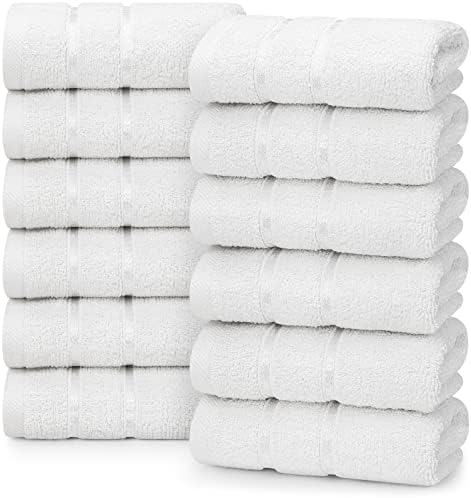 Utopia Towels - 12 Pack Viscose Luxury Wash Cloths Set 12 x 12 Inches