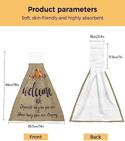 Fall Kitchen Hand Towels 2-Pack