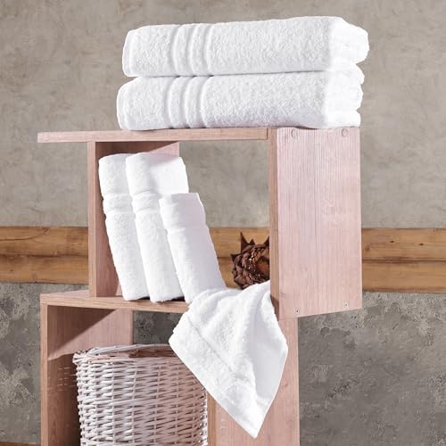 Perfect for everyday use soft Turkish cotton bath towels set