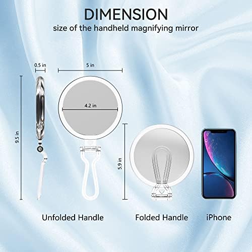 B Beauty Planet 30X Magnifying Mirror for Travel