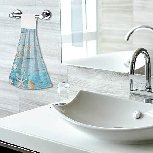 Blue Bath Towels 2 in 1 Multi-Use Hanging Towels