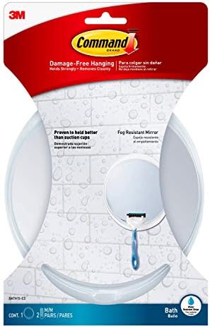 Command Fog Resistant Mirror 2-Water-Resistant Strips BATH15-ES
