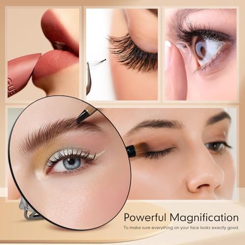 30x Magnifying Travel Mirror