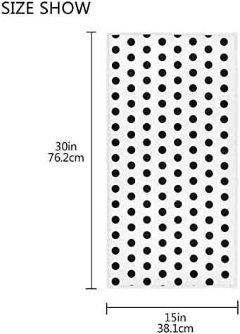 AHOMY Polka Dot 15x30 bath face towels