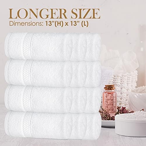 Elaine Karen White Wash Cloths