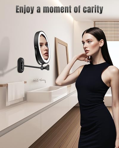 Wall-Mounted Makeup Mirror with Light