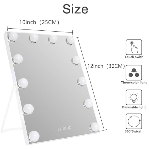 Exquisite Diamond LED Makeup Mirror