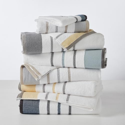 Luxurious Bath Towels Set - Combed Cotton 68x35 EucalyptusGrey
