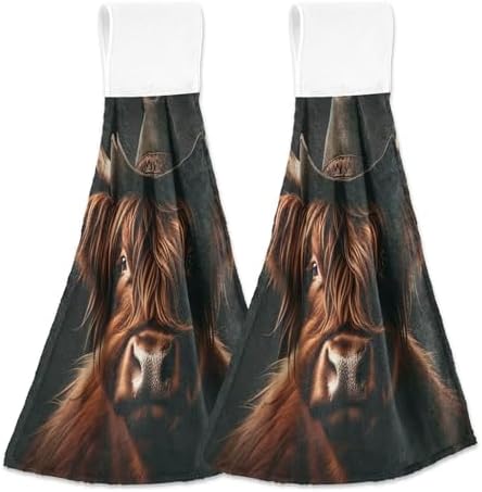 Highland 2-Piece Kitchen Towels for Bathroom Use