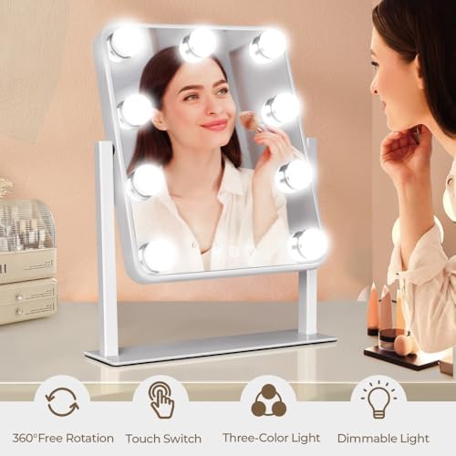 Hollywood Vanity Mirror with Lights Smart Control