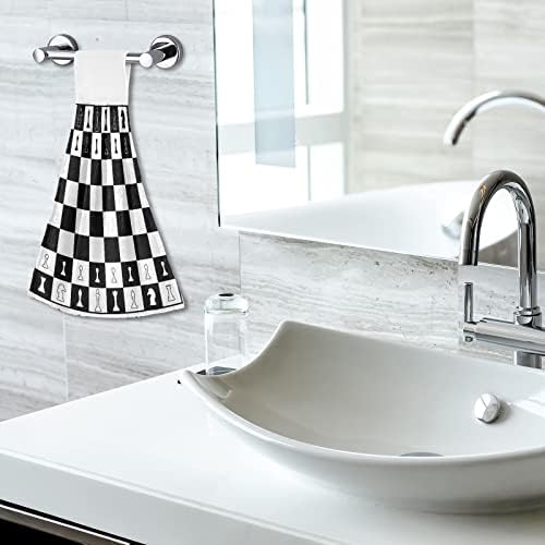Chess Silhouettes Stay Dry Multi-Functional Kitchen Towels