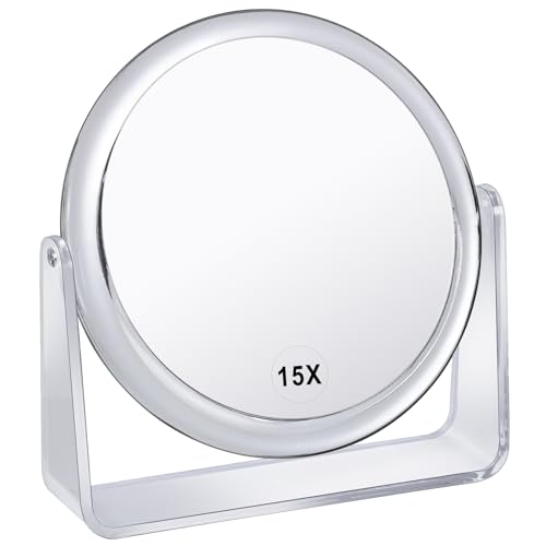 Stylish 15X Vanity Mirror for Women