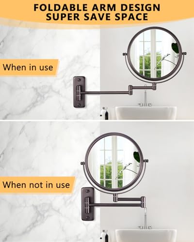 Decluttr 9-inch 10x Magnifying Mirror