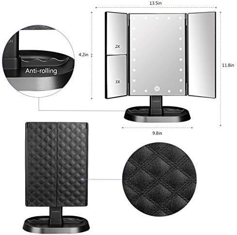Deweisn Lighted Makeup Mirror