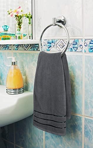 Utopia Towels - Luxury 8-Piece Towel Set 600GSM Viscose Stripe