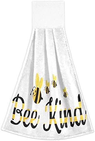 Bee Kind Kitchen Hanging Hand Towels 2 Pcs Set