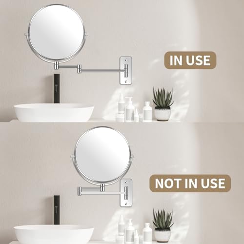 Versatile 7X Magnifying Mirror for Makeup and Shaving