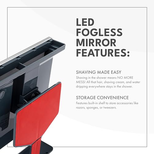 Bath Time Beauty LED Fogless Mirror