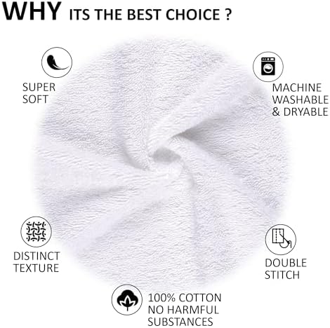 Quick-Dry Soft 4-Piece 27x54 Cotton Bath Towels Set