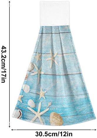 Blue Bath Towels 2 in 1 Multi-Use Hanging Towels
