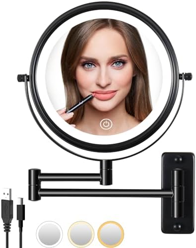 LANSI 10X Rechargeable Magnifying Beauty Mirror