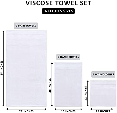 Utopia 8-Piece Luxury Towel Set