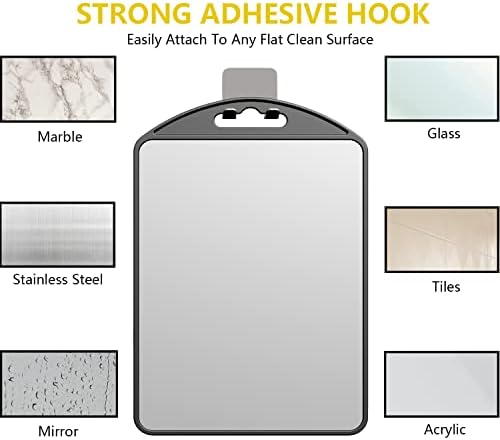 APHUIME Deluxe Large Fogless Shower Mirror with Razor Holder Hook