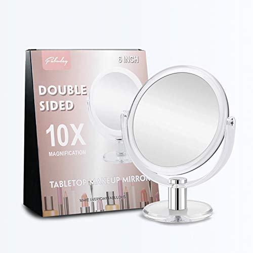 Fabuday Double Sided Makeup Mirror 1x 10x