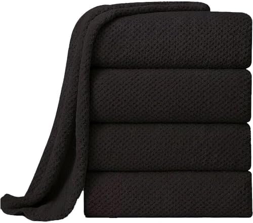 Premium Chocolate Brown Bath Towels Set