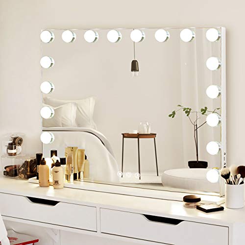 COOLJEEN 315-inch Large Hollywood Makeup Mirror