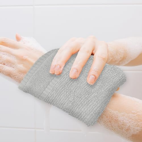 Premium 12x12 Zero Twist Wash Cloth Set - 24 x 100 Cotton Soft Plush