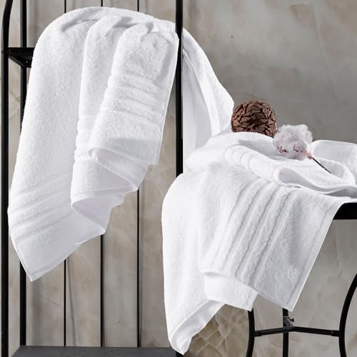 Hawmam Linen Bath Towels Jumbo 2-Pack