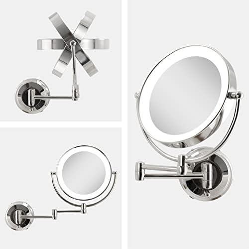 Zadro 11 LED Wall-Mounted Makeup Mirror