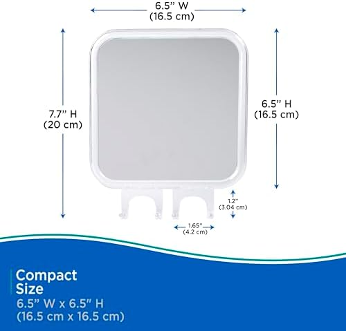 Kenney Fogless Shower Mirror Grey