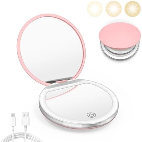 Compact Mirror with Light
