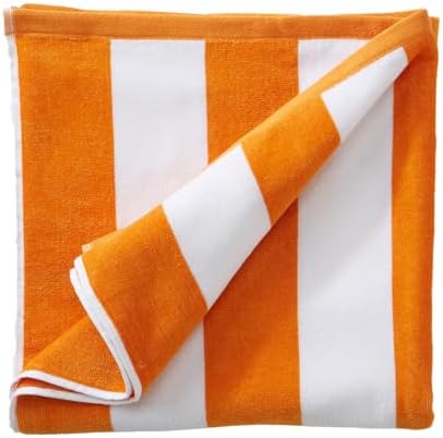 Great Bay Home Quik-Dry 100 Cotton Velour Oversized Beach Towel