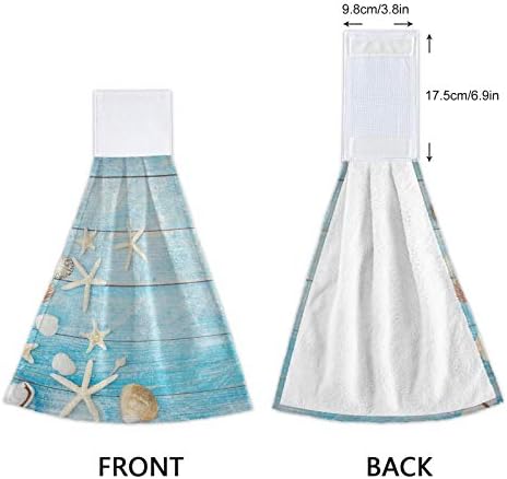Blue Bath Towels 2 in 1 Multi-Use Hanging Towels