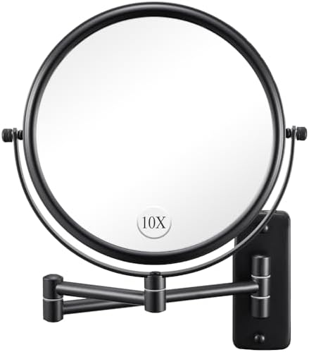 Premium 360 Swivel Makeup Mirror - Double Sided Magnifying Mirror