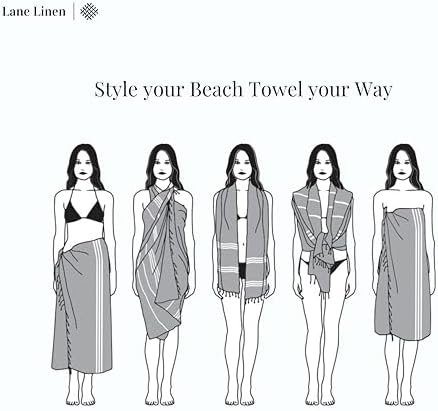 LUXE 6-Piece Beach Towels Set