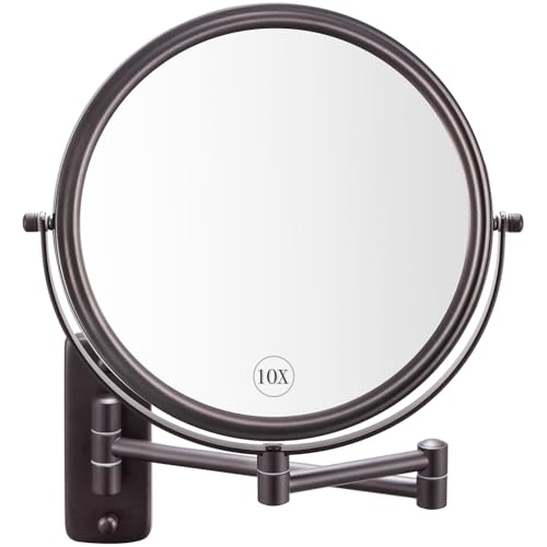 Decluttr 9-inch 10x Magnifying Mirror
