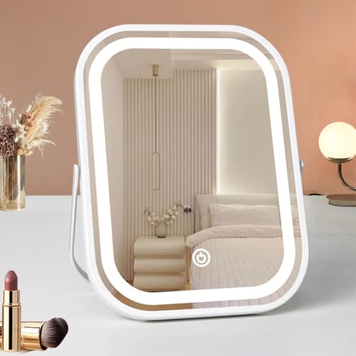Travel Makeup Mirror with Lights