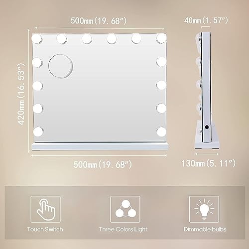 Hansong Vanity Mirror with Lights - Perfect for Makeup