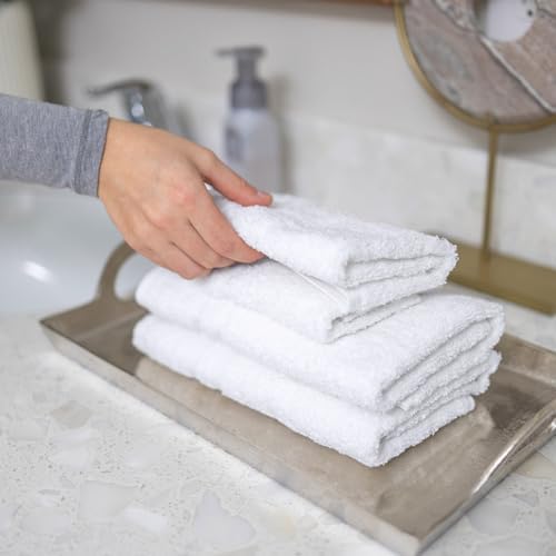 Luxury Turkish Cotton Hand Towels Extra Soft Hawmam Linen White Bath Set