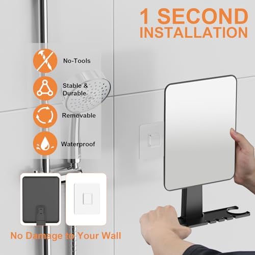 Fog-Free Shower Mirror for Shave Durable Waterproof