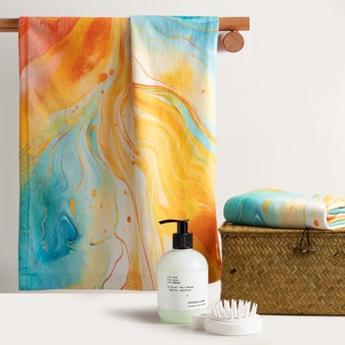 Giwawa Marble Hand Towels Set of 2