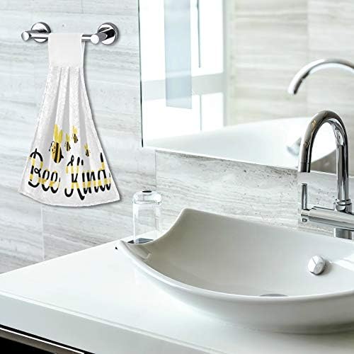 Bee Kind Kitchen Hanging Hand Towels 2 Pcs Set