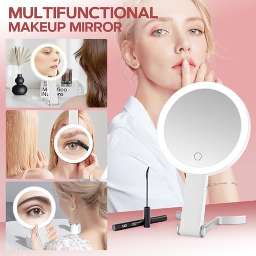 30x Magnifying Vanity Mirror Travel Makeup Mirror