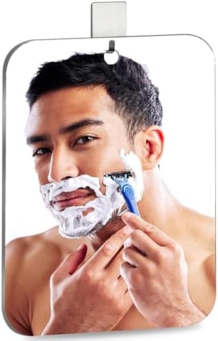 Premium Shatterproof Shower Mirror for Shaving Makeup