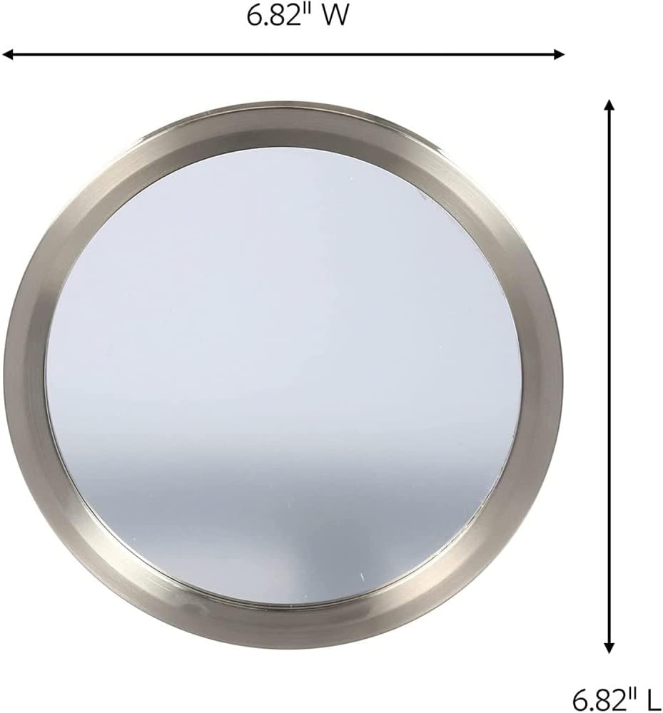 Professional-Quality Bath Mirror with Adhesive Strip for Home Bathroom